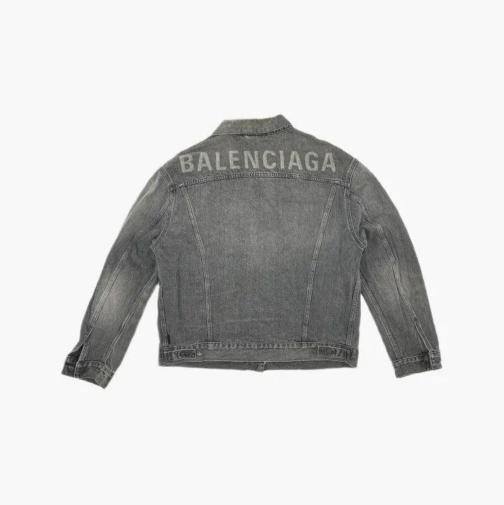 Balenciaga Balenciaga Men’s Vintage Wash Denim Jacket Size US L / EU 52-54 / 3 - 3 Thumbnail