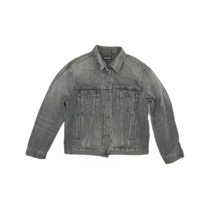 Balenciaga Balenciaga Men’s Vintage Wash Denim Jacket Size US L / EU 52-54 / 3 - 2 Thumbnail