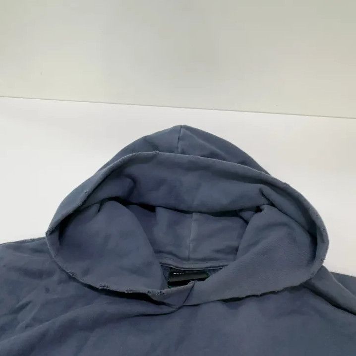 Balenciaga Balenciaga Blue Logo Print Long Sleeve Hoodie Size US S / EU 44-46 / 1 - 8 Thumbnail