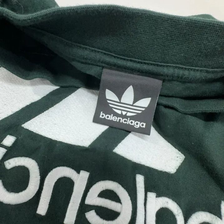 Balenciaga Balenciaga x Adidas Original Embroidered T-Shirt Size US M / EU 48-50 / 2 - 4 Thumbnail