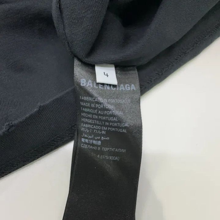 Balenciaga Balenciaga Black Graphic Short Sleeve T-Shirt Size US M / EU 48-50 / 2 - 6 Thumbnail