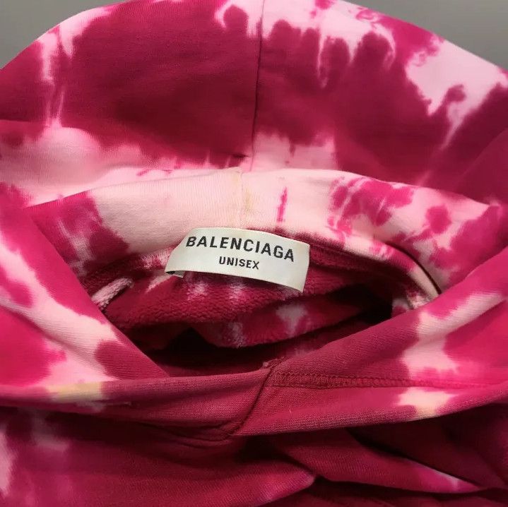 Balenciaga Balenciaga Valentine's Tie-Dye Hoodie Size US M / EU 48-50 / 2 - 6 Thumbnail