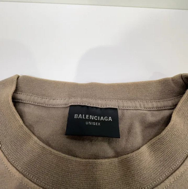 Balenciaga Balenciaga SS23 Distressed Logo Print T-Shirt Size US XS / EU 42 / 0 - 4 Thumbnail