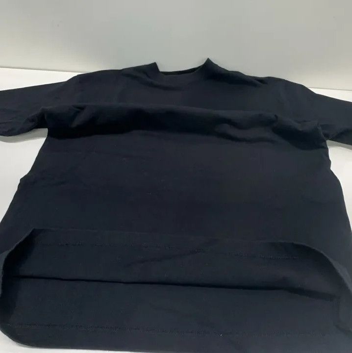 Balenciaga Balenciaga Black Logo Embroidered Short Sleeve T-Shirt Size US S / EU 44-46 / 1 - 8 Thumbnail