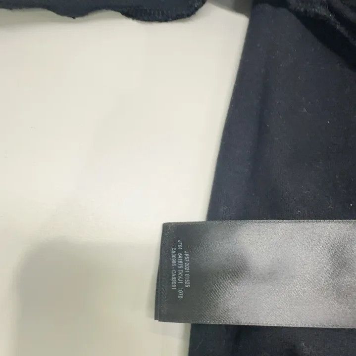 Balenciaga Balenciaga Black Logo Embroidered Short Sleeve T-Shirt Size US S / EU 44-46 / 1 - 5 Thumbnail