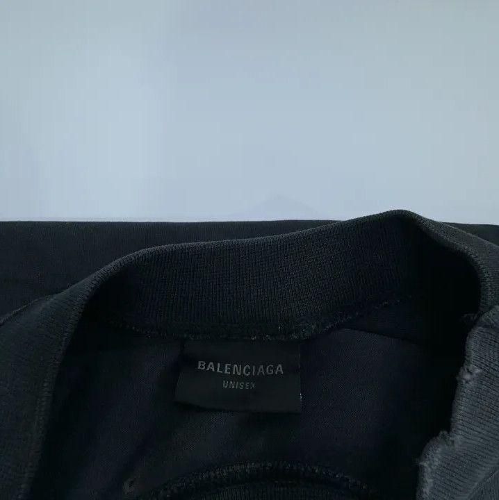Balenciaga Balenciaga Black Logo Print Short Sleeve T-Shirt Size US L / EU 52-54 / 3 - 4 Thumbnail