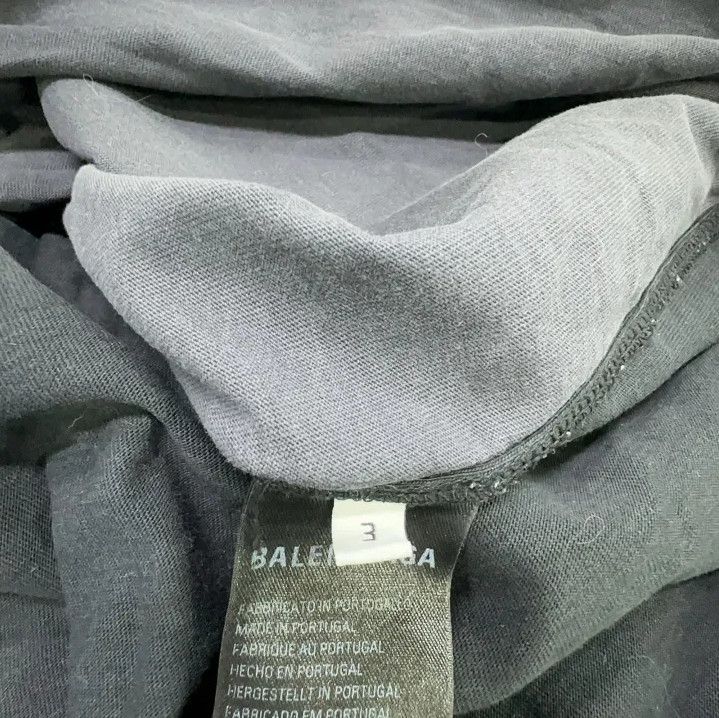 Balenciaga Balenciaga Black Logo Print Short Sleeve T-Shirt Size US L / EU 52-54 / 3 - 5 Thumbnail