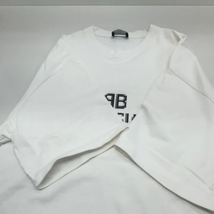 Balenciaga Balenciaga Logo Print Short Sleeve T-Shirt Size US M / EU 48-50 / 2 - 10 Thumbnail