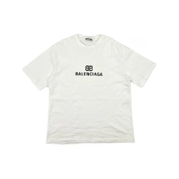 Balenciaga Balenciaga Logo Print Short Sleeve T-Shirt Size US M / EU 48-50 / 2 - 2 Thumbnail
