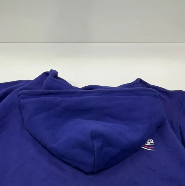 Balenciaga Balenciaga Blue Hooded Sweatshirt Size US S / EU 44-46 / 1 - 8 Thumbnail