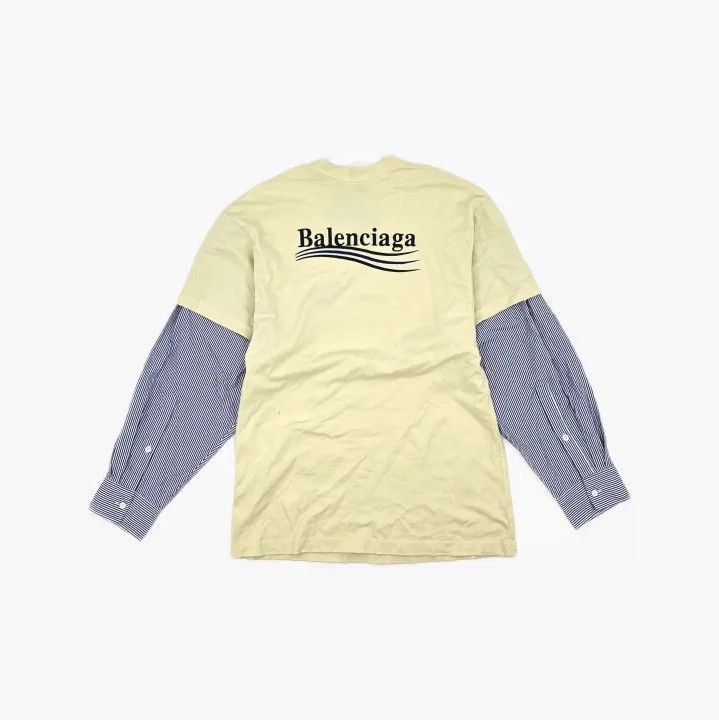 Balenciaga Balenciaga Colorblocked Long Sleeve T-shirt for Men Size US S / EU 44-46 / 1 - 3 Thumbnail