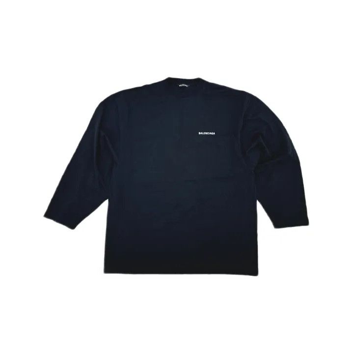 Balenciaga Balenciaga SS21 Black Long Sleeve T-Shirt Size US S / EU 44-46 / 1 - 2 Thumbnail