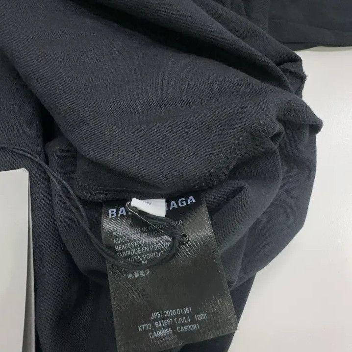 Balenciaga Balenciaga SS21 Black Long Sleeve T-Shirt Size US S / EU 44-46 / 1 - 5 Thumbnail