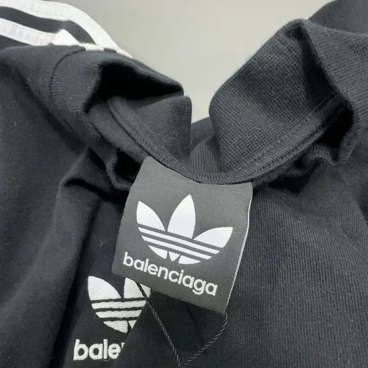 Balenciaga Balenciaga x Adidas Logo Print Black T-Shirt Size US L / EU 52-54 / 3 - 5 Thumbnail