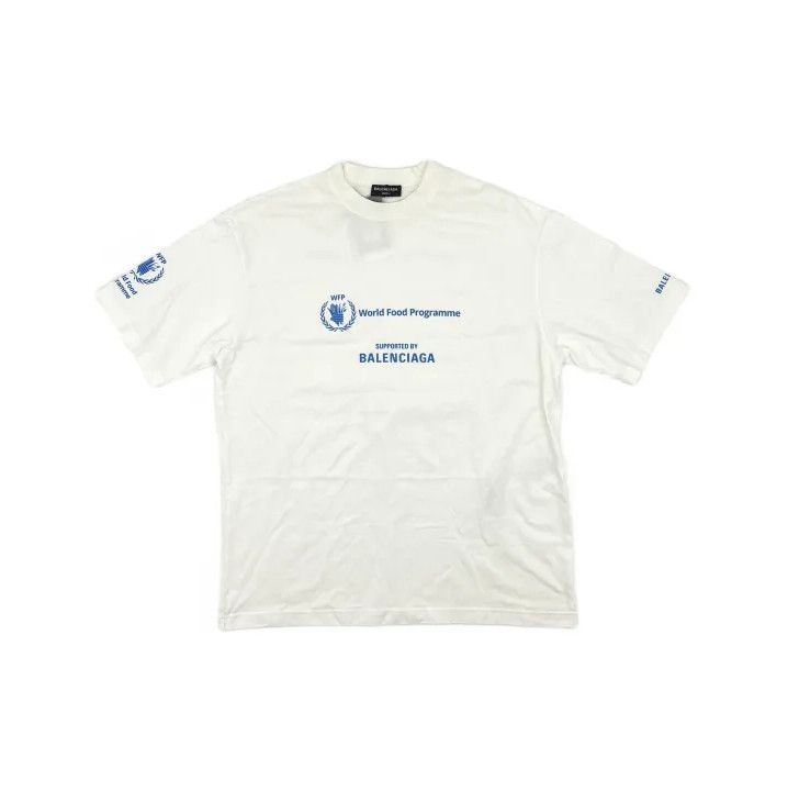 Balenciaga Balenciaga World Food Programme Logo T-Shirt Size US M / EU 48-50 / 2 - 2 Thumbnail