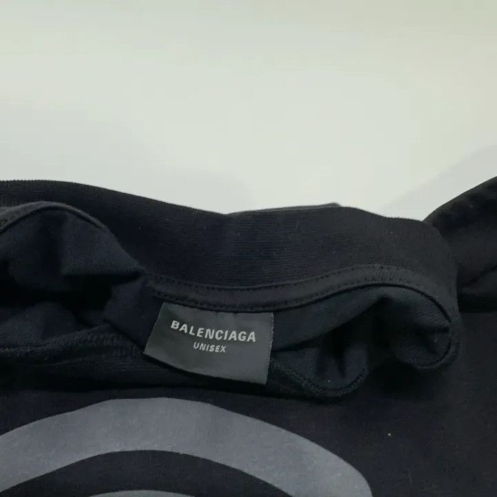 Balenciaga Balenciaga Black Logo Short Sleeve T-Shirt Size US XS / EU 42 / 0 - 6 Thumbnail