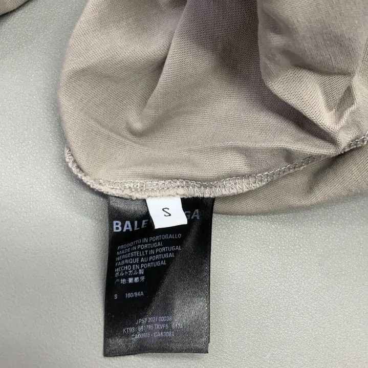 Balenciaga Balenciaga Distressed Logo Short Sleeve Tee Size US S / EU 44-46 / 1 - 4 Thumbnail