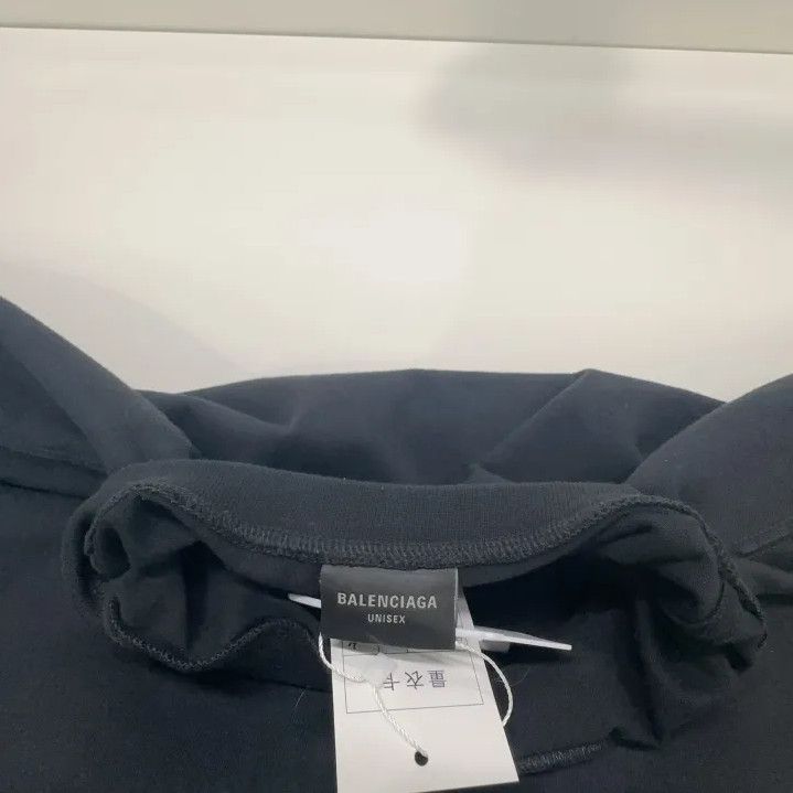Balenciaga Balenciaga Black Logo Long Sleeve Sweatshirt Size US L / EU 52-54 / 3 - 7 Thumbnail