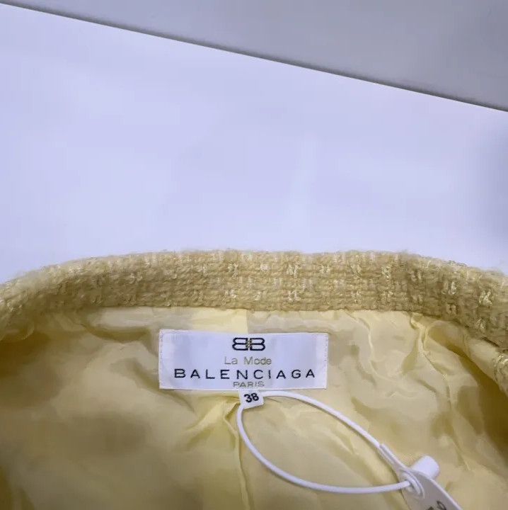 Balenciaga Balenciaga Stylish Minimalist Casual Jacket in Yellow Size US M / EU 48-50 / 2 - 6 Thumbnail