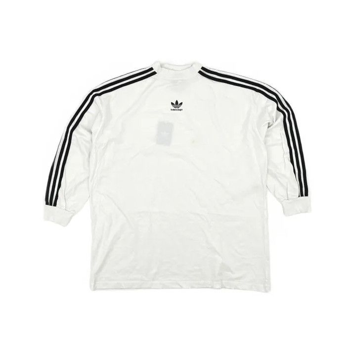 Balenciaga Balenciaga x adidas Originals Long Sleeve Tee Size US M / EU 48-50 / 2 - 2 Thumbnail
