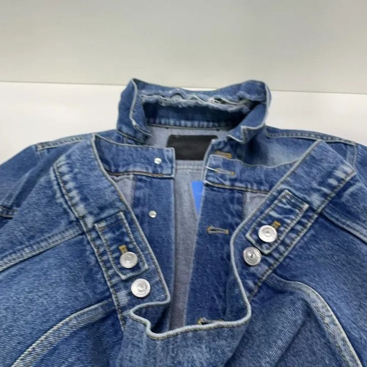 Balenciaga Balenciaga Denim Jacket with Pockets for All Genders Size US L / EU 52-54 / 3 - 12 Thumbnail