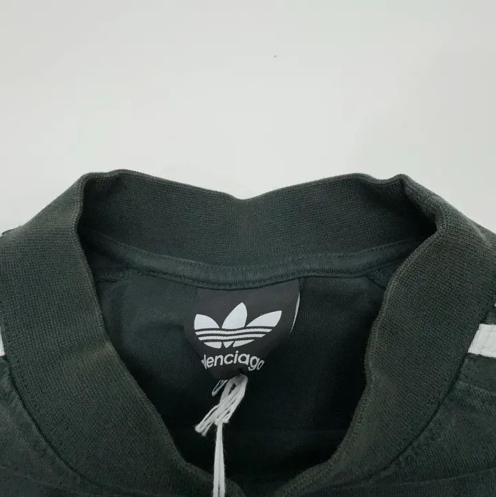 Balenciaga Balenciaga x Adidas Green Logo T-Shirt Size US M / EU 48-50 / 2 - 6 Thumbnail