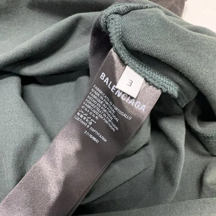 Balenciaga Balenciaga x Adidas Green Logo T-Shirt Size US M / EU 48-50 / 2 - 7 Thumbnail