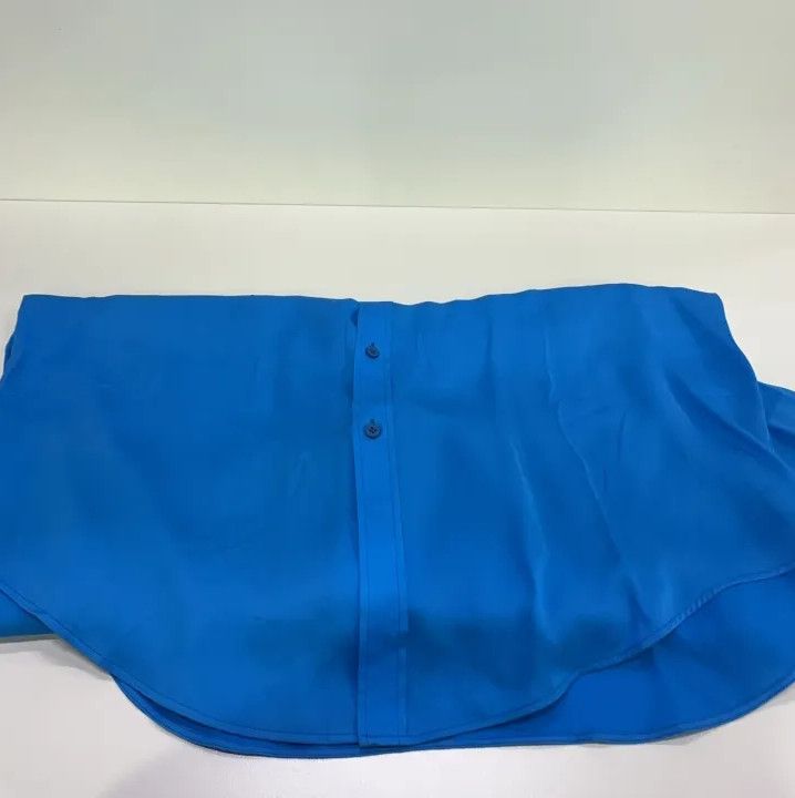 Balenciaga Balenciaga Blue Long Sleeve Shirt with Logo Size US S / EU 44-46 / 1 - 10 Thumbnail