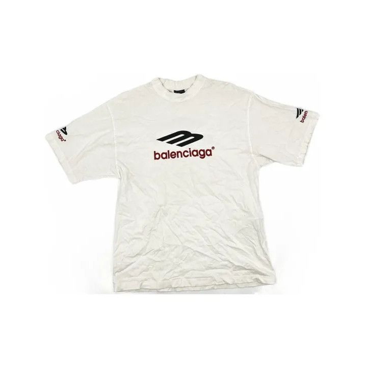 Balenciaga Balenciaga 3B Sports Icon Embroidered T-shirt Size US M / EU 48-50 / 2 - 2 Thumbnail