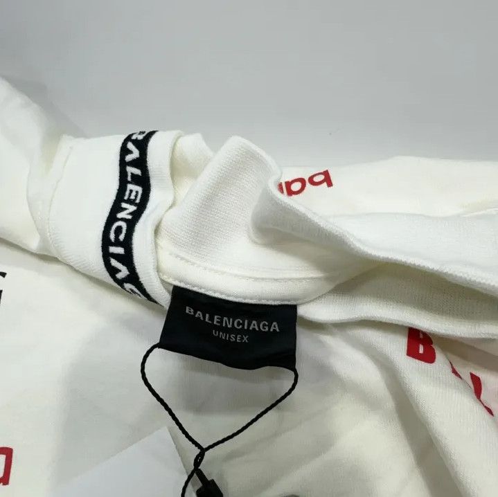 Balenciaga Balenciaga FW23 Logo Print Long Sleeve T-Shirt Size US M / EU 48-50 / 2 - 5 Thumbnail