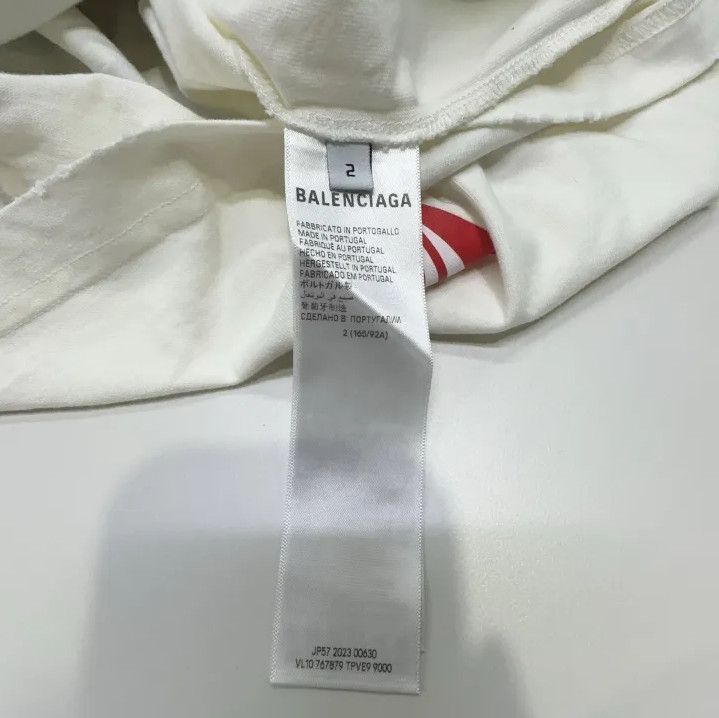 Balenciaga Balenciaga FW23 Logo Print Long Sleeve T-Shirt Size US M / EU 48-50 / 2 - 4 Thumbnail