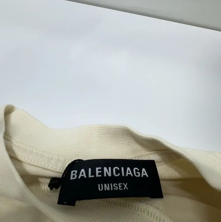 Balenciaga Balenciaga Minimalist Long Sleeve T-Shirt in Beige Size US M / EU 48-50 / 2 - 6 Thumbnail