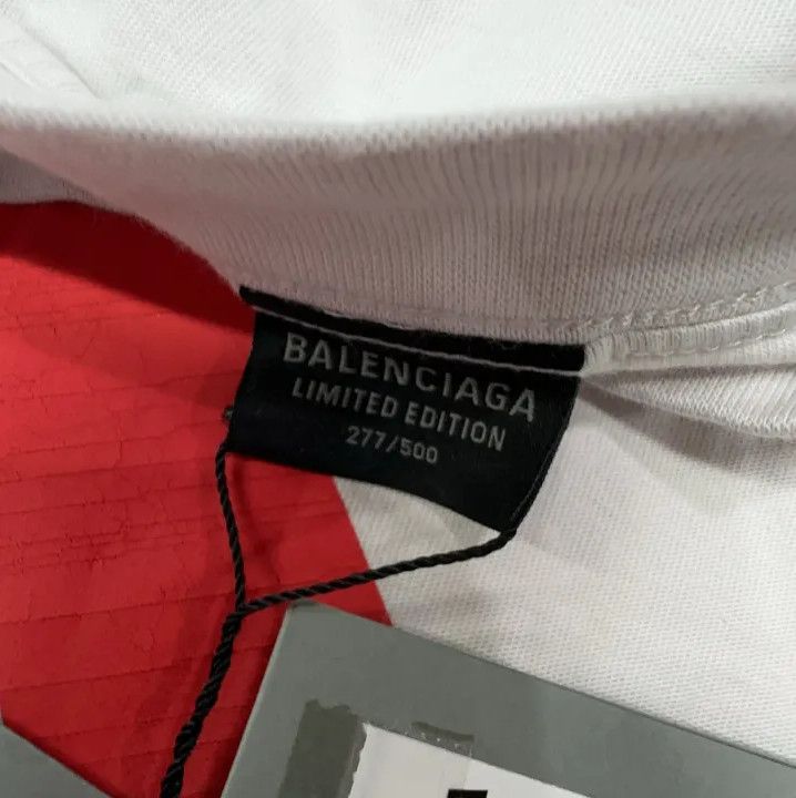 Balenciaga Balenciaga BFRND Logo Print Short Sleeve T-Shirt Size US M / EU 48-50 / 2 - 5 Thumbnail