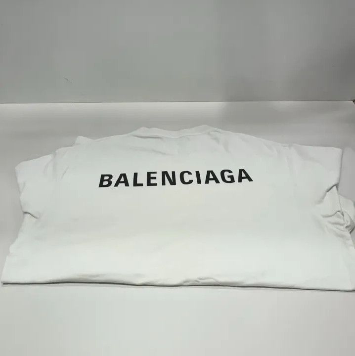 Balenciaga Balenciaga Logo Relaxed Fit Short Sleeve Tee Size US S / EU 44-46 / 1 - 13 Thumbnail