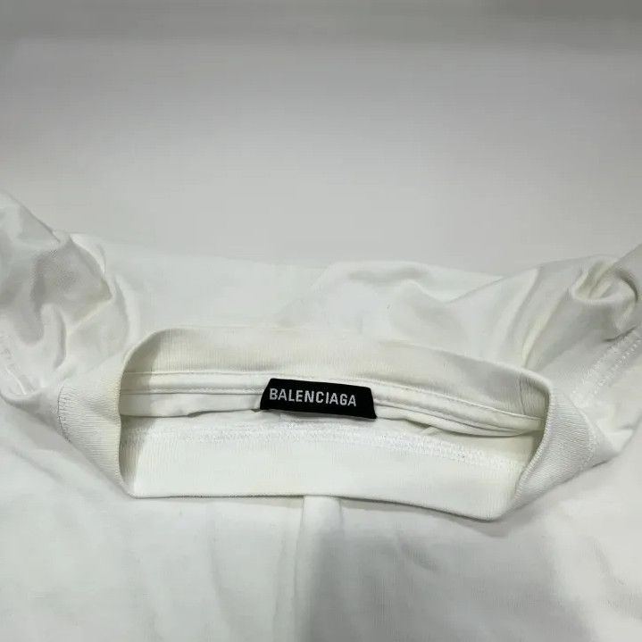 Balenciaga Balenciaga Logo Relaxed Fit Short Sleeve Tee Size US S / EU 44-46 / 1 - 7 Thumbnail