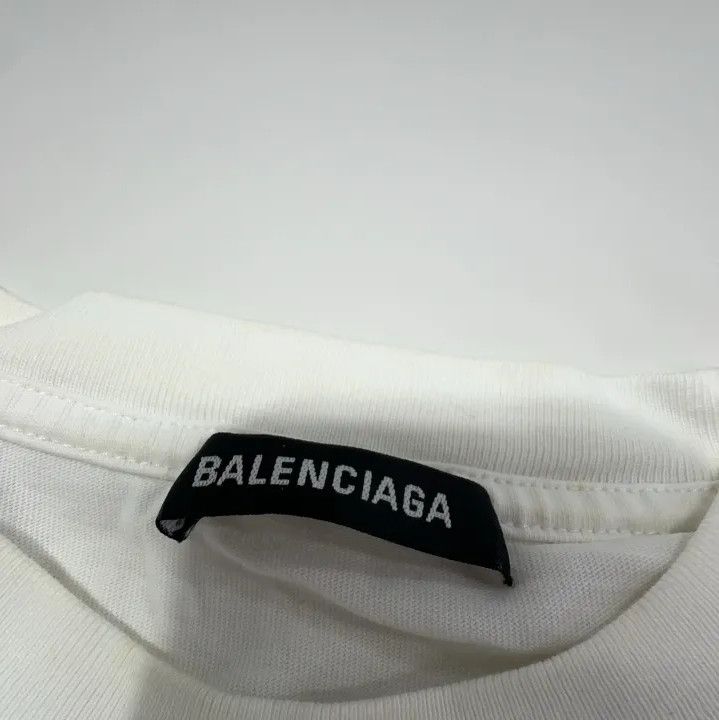 Balenciaga Balenciaga Logo Relaxed Fit Short Sleeve Tee Size US S / EU 44-46 / 1 - 6 Thumbnail