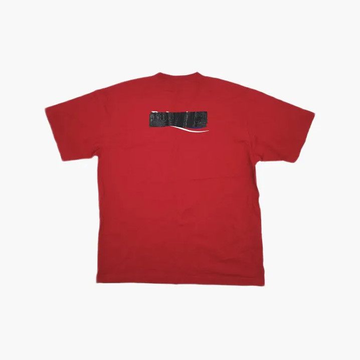 Balenciaga Balenciaga Red Logo Short Sleeve T-Shirt Size US XL / EU 56 / 4 - 3 Thumbnail