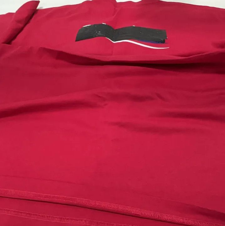 Balenciaga Balenciaga Red Logo Short Sleeve T-Shirt Size US XL / EU 56 / 4 - 9 Thumbnail