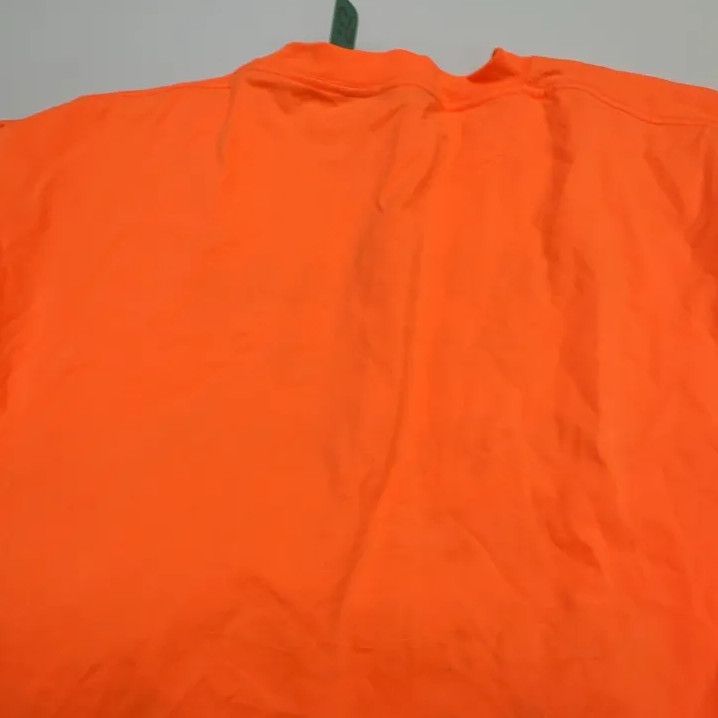 Balenciaga Balenciaga Orange Graphic Short Sleeve T-shirt Size US L / EU 52-54 / 3 - 4 Thumbnail