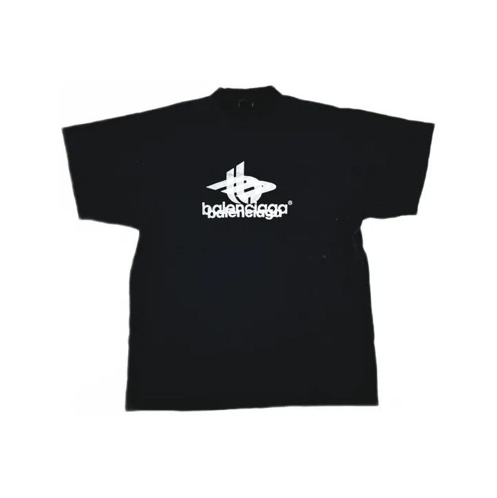 Balenciaga Balenciaga SS23 Logo Print Black Short Sleeve T-Shirt Size US L / EU 52-54 / 3 - 2 Thumbnail