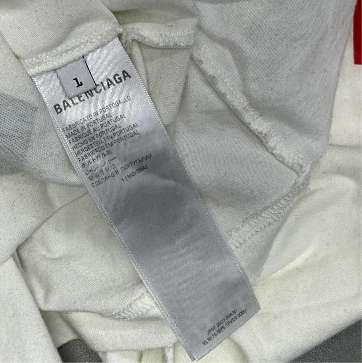 Balenciaga Balenciaga FW23 Logo Print Long Sleeve T-Shirt Size US M / EU 48-50 / 2 - 4 Thumbnail
