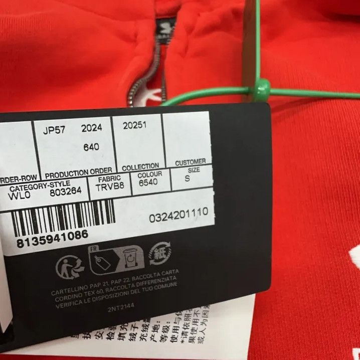 Balenciaga Balenciaga x Under Armour Red Hoodie Sweatshirt Size US S / EU 44-46 / 1 - 4 Thumbnail