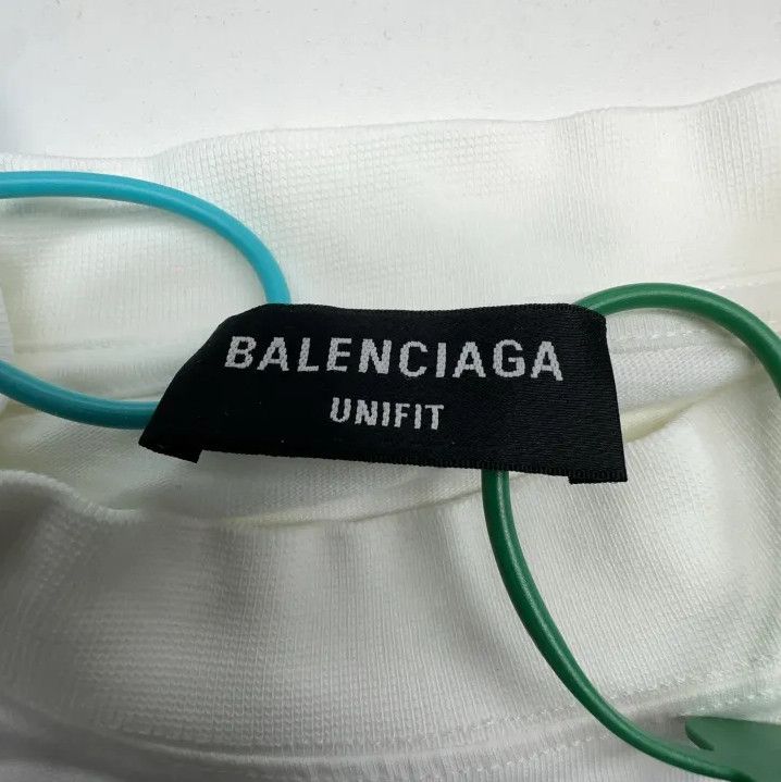 Balenciaga FW22 Graphic Print White T-Shirt