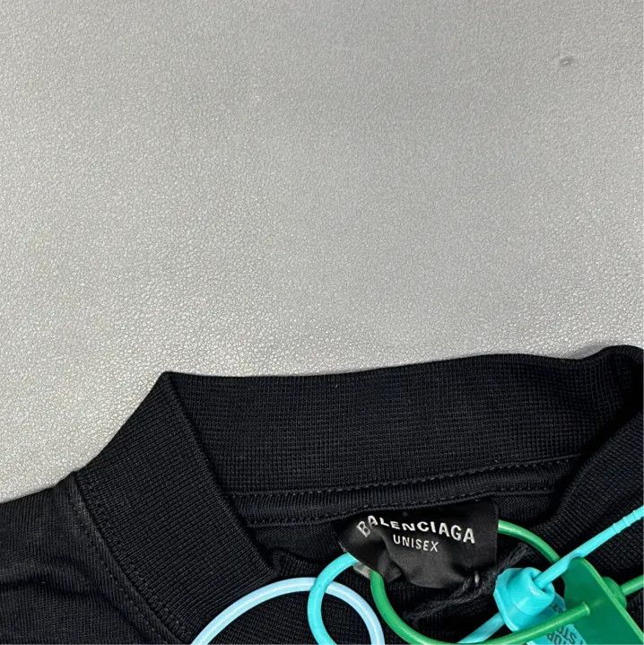 Balenciaga Balenciaga FW23 Black Letter Print T-Shirt Size US M / EU 48-50 / 2 - 2 Thumbnail