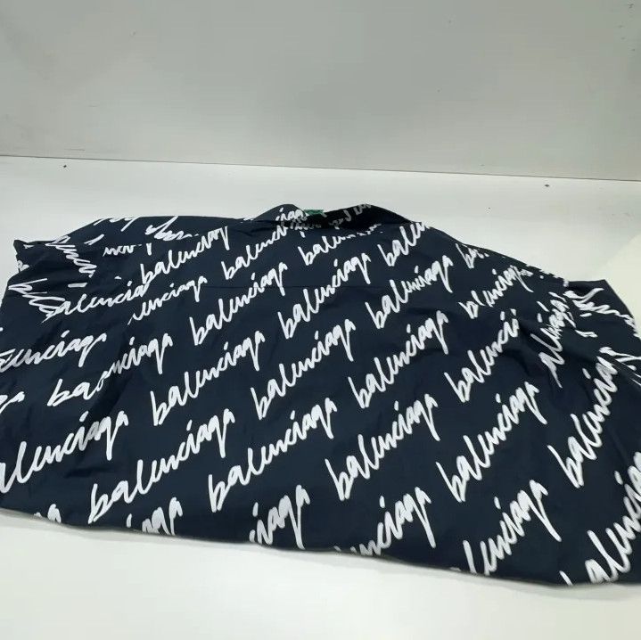 Balenciaga Balenciaga SS22 Logo Blue Long Sleeve Shirt Size US M / EU 48-50 / 2 - 14 Thumbnail