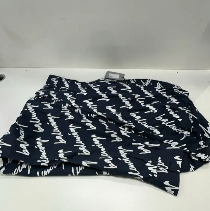Balenciaga Balenciaga SS22 Logo Blue Long Sleeve Shirt Size US M / EU 48-50 / 2 - 11 Thumbnail