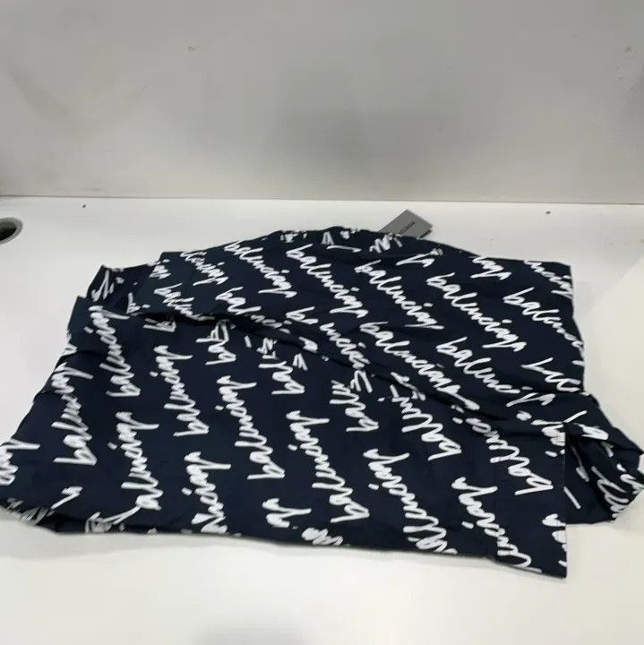 Balenciaga Balenciaga SS22 Logo Blue Long Sleeve Shirt Size US M / EU 48-50 / 2 - 8 Thumbnail