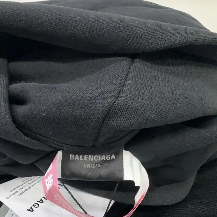 Balenciaga Balenciaga Logo Print Black Hoodie for All Size US L / EU 52-54 / 3 - 5 Thumbnail