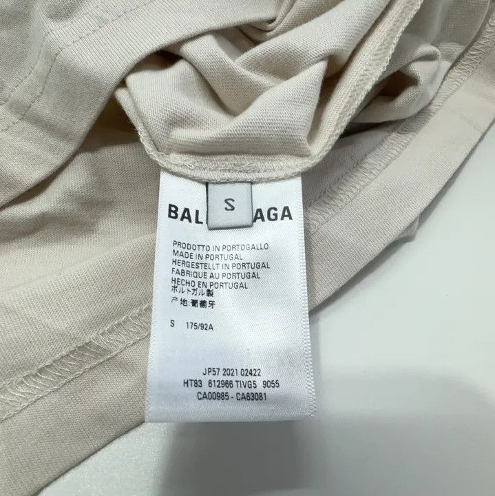 Balenciaga Balenciaga Logo Print Crew Neck T-Shirt Size US S / EU 44-46 / 1 - 6 Thumbnail