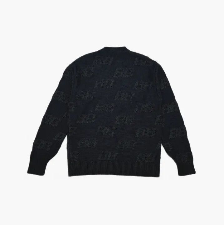 Balenciaga Balenciaga Black Logo Sweater for Men Size US XS / EU 42 / 0 - 3 Thumbnail